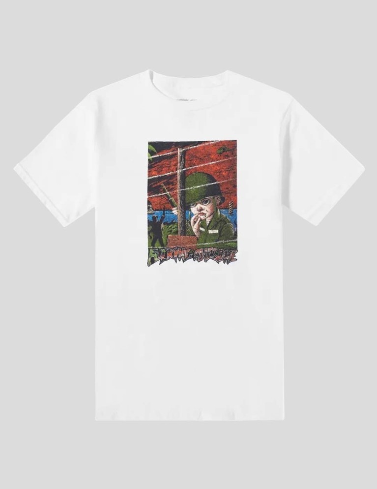 FUCKING AWESOME recovery tee white